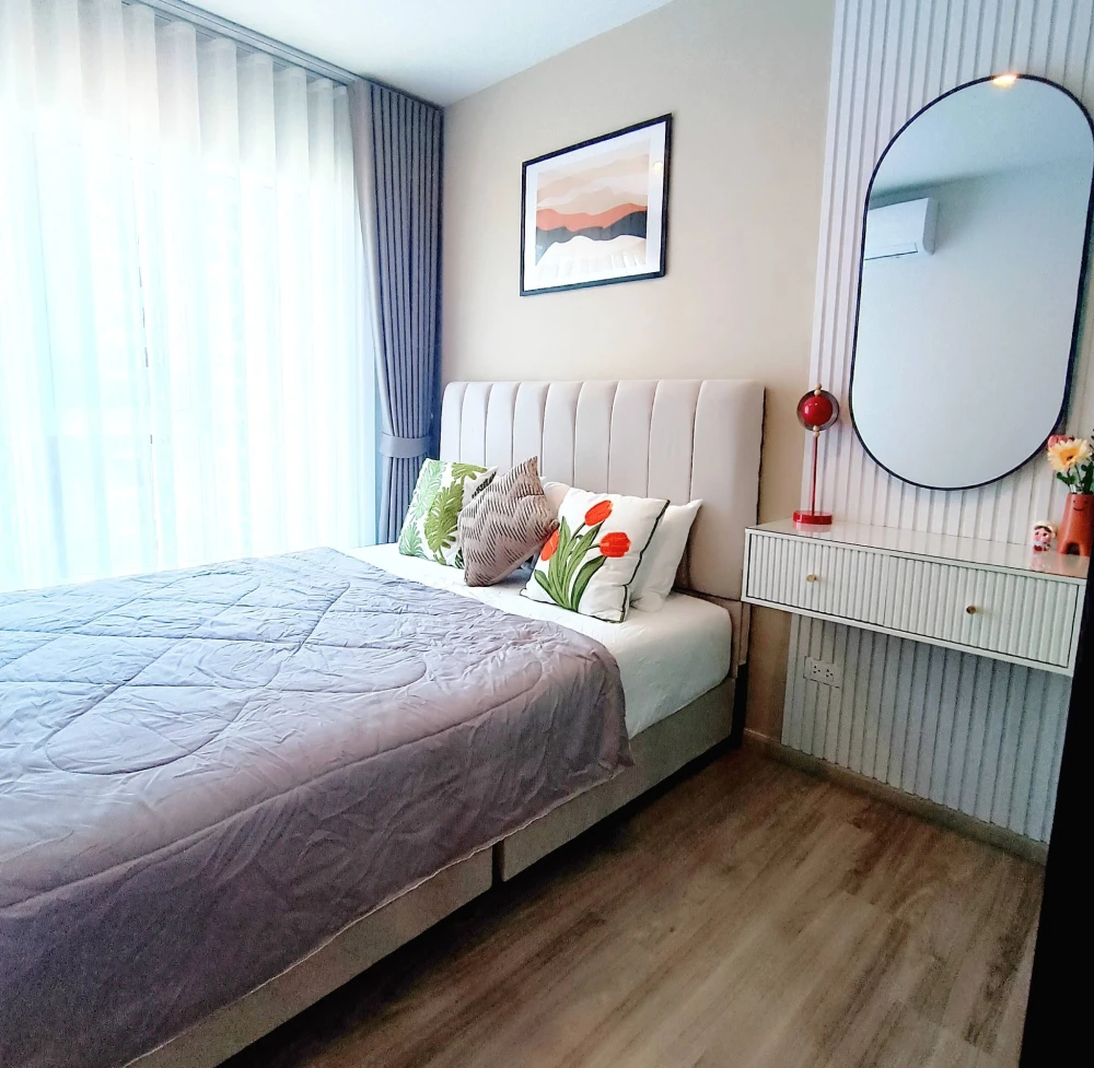 For rent: Regent Home Bangna, fully furnished and ready to move in. Complete with furniture and appliances. Don't miss out!