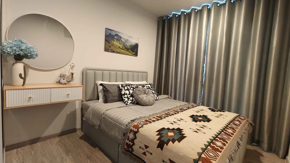 For rent: Regent Home Bangna, beautifully decorated room with complete amenities. Just bring your suitcase and move in!
