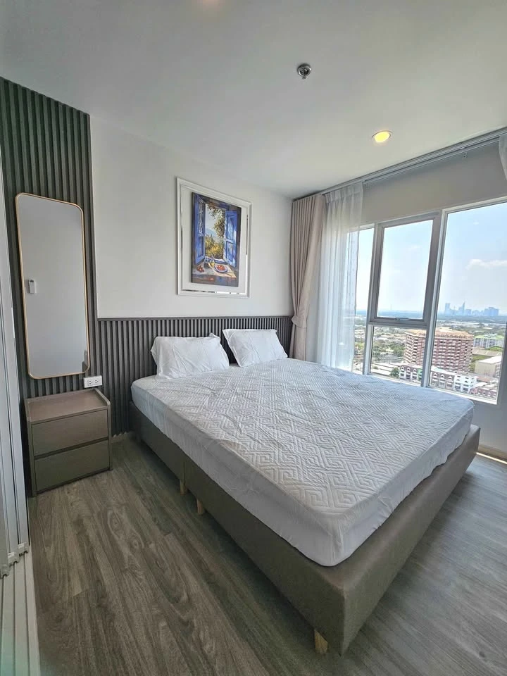 For rent: Regent Home Bangna, 1 bedroom, 1 bathroom. Decorated in a coordinated theme, fully furnished. Don't miss out!