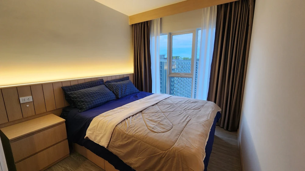 For rent: Regent Home Bangna, 1 bedroom, 1 bathroom, beautifully decorated, with a theme, fully furnished, book now.