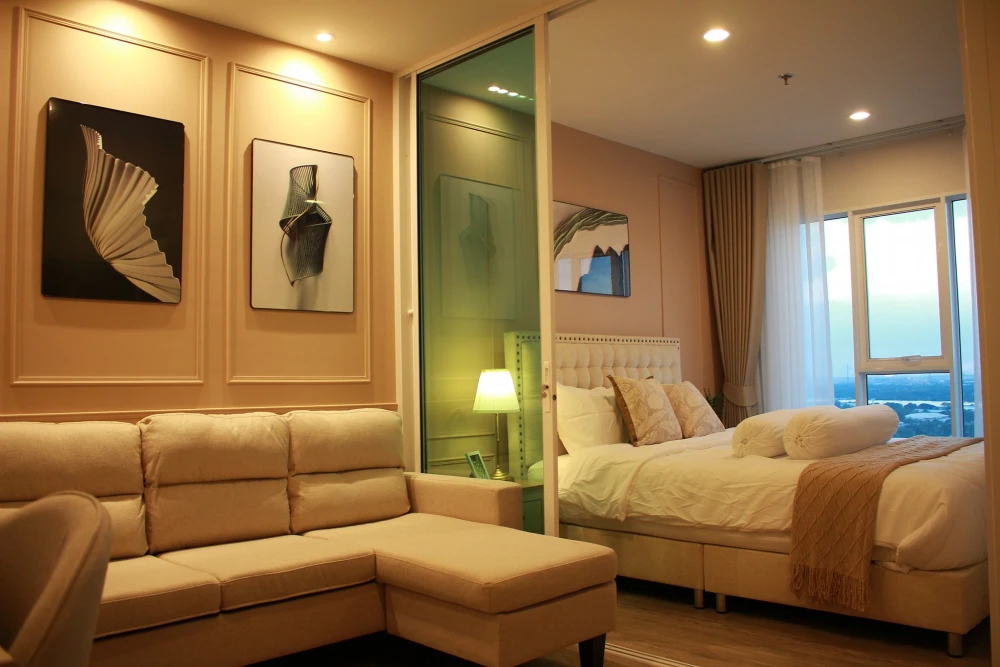 For rent: Regent Home Bangna. Furniture: Built-in throughout the apartment. Beautiful, neat, and perfectly designed in every space. Book now!