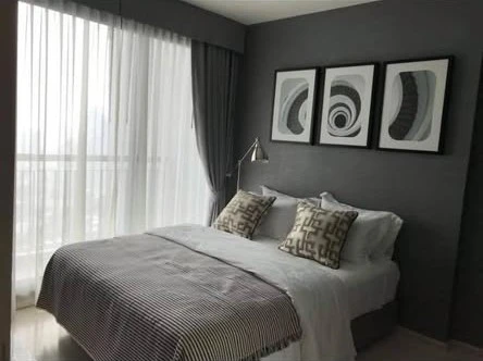 For rent Rhythm Sukhumvit 42, 35th floor, very high, beautiful view, electrical appliances ready to move in immediately