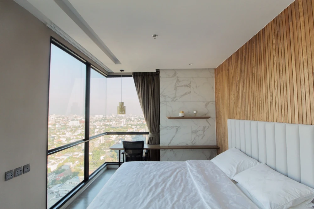 For rent: Rhythm Ekkamai, ready to move in, high floor, fully furnished, reserve now++++