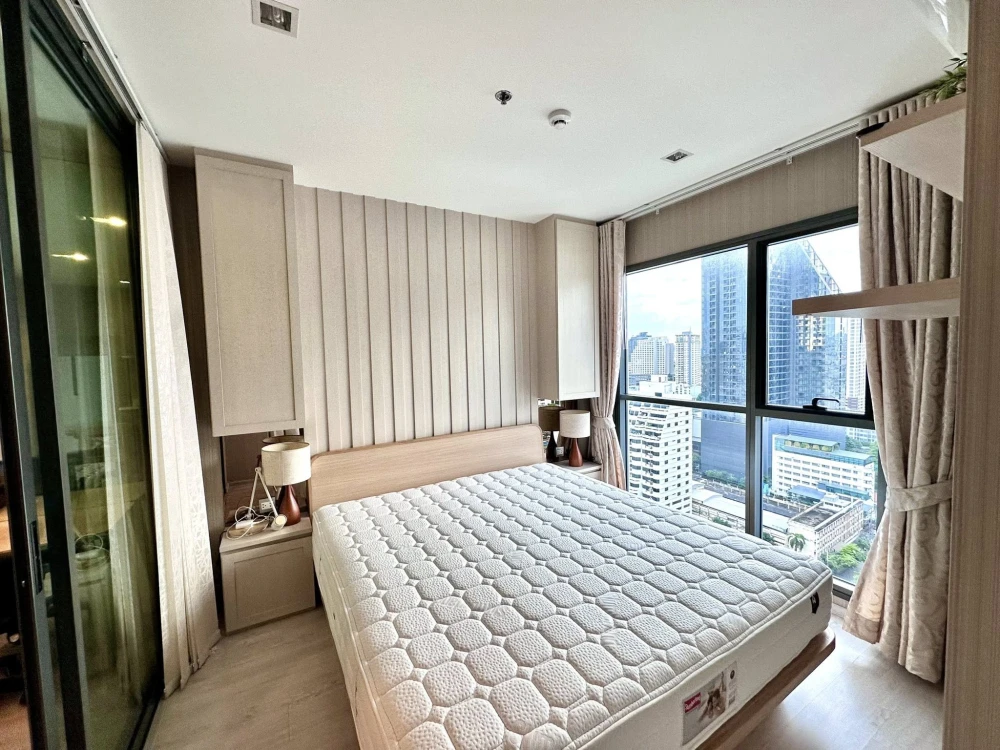 For rent: Rhythm Rangnam, 1 bedroom, 1 bathroom, decorated in a theme, with quality built-in furniture. Reserve now!