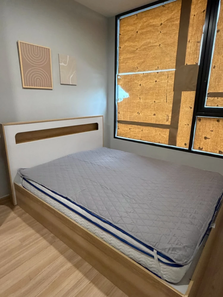 For rent: Skyrise Avenue Sukhumvit 64, MUJI-style decorated unit, 11th floor, overlooking the common area. Convenient and fully furnished. Book now!