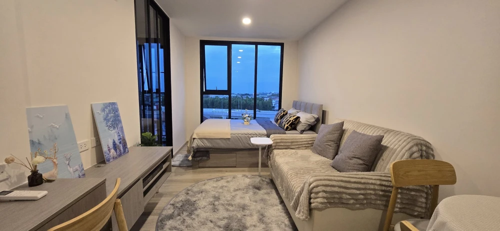 For rent: SO Origin Phahol 69 Station, 8th floor, airport view, fully furnished, ready to move in. Book now!