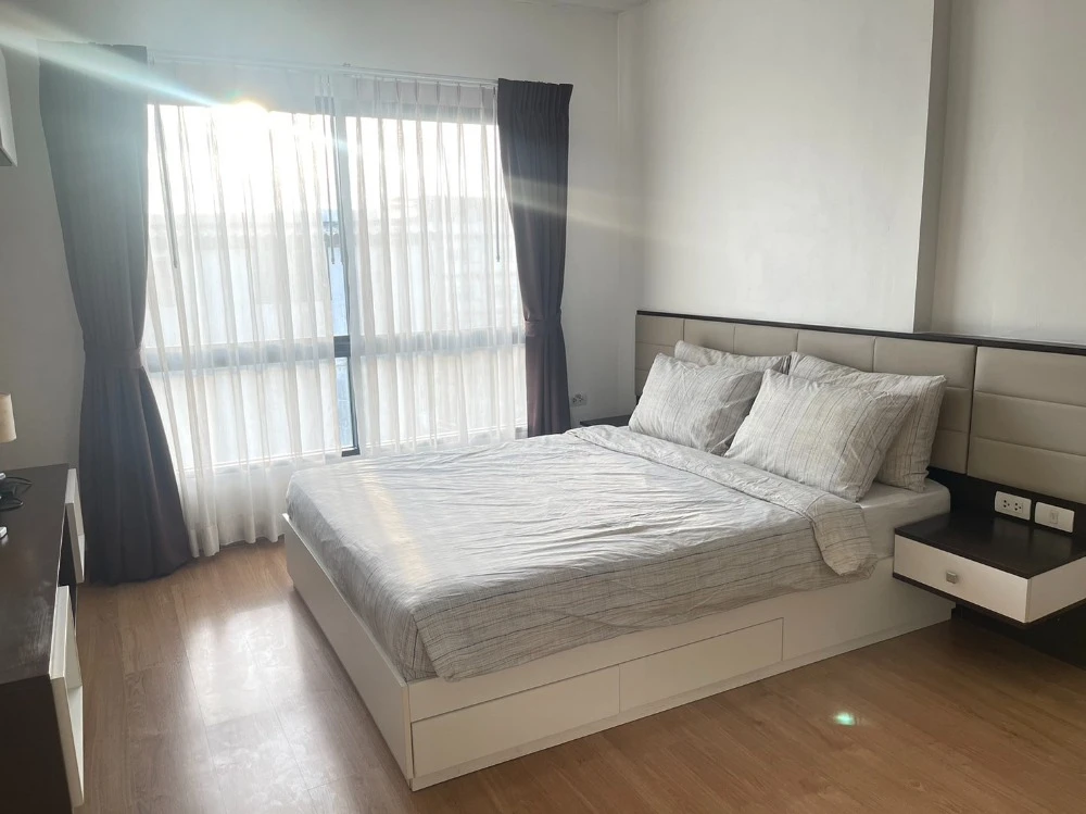 For rent Supalai City Resort Bearing Station (Lasalle), 5th floor, fully furnished, nice room, reserve now!
