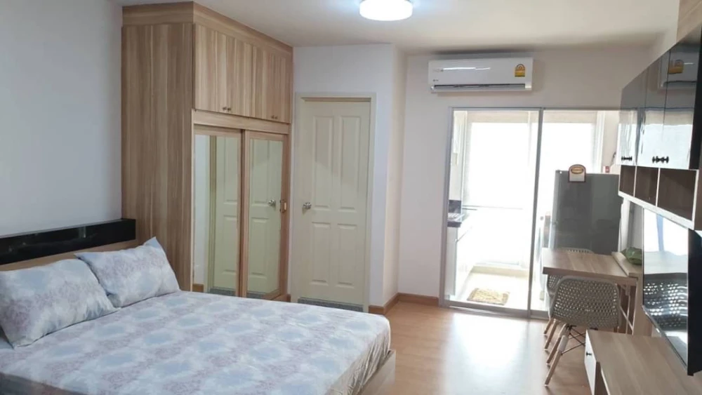 For rent Supalai City Resort Chaengwatthana, 15th floor, fully furnished room, nice to live in, book now, don't miss out.