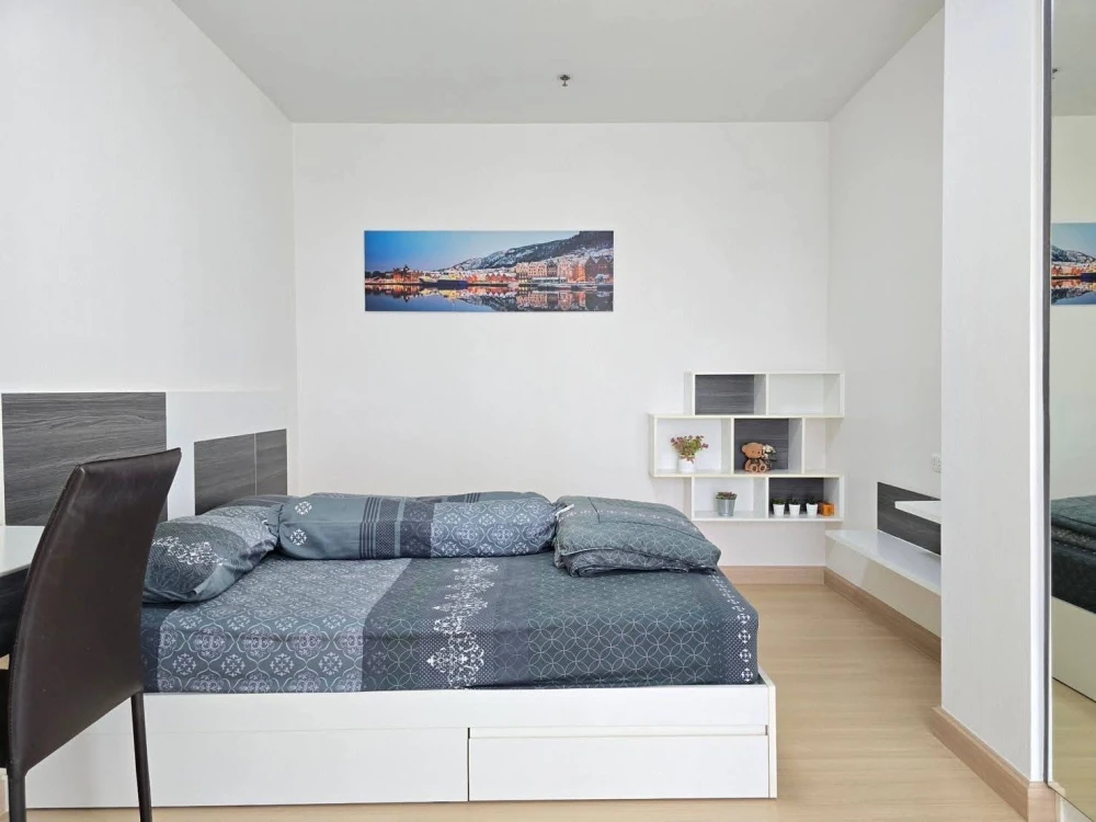 For rent Supalai City Resort Chonburi, 15th floor, corner room, fully furnished, reserve now!