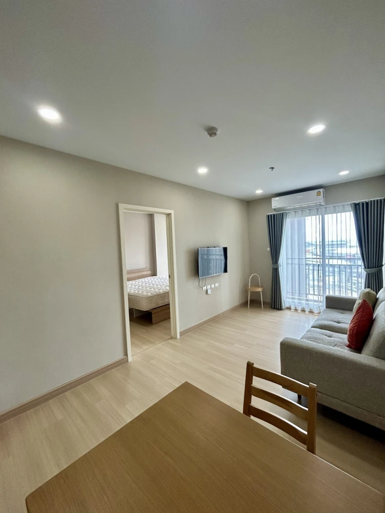 For rent: Supalai Veranda Phasi Charoen Station, 15th floor, Building B, plenty of usable space, fully furnished, appliances included. Don't miss out!