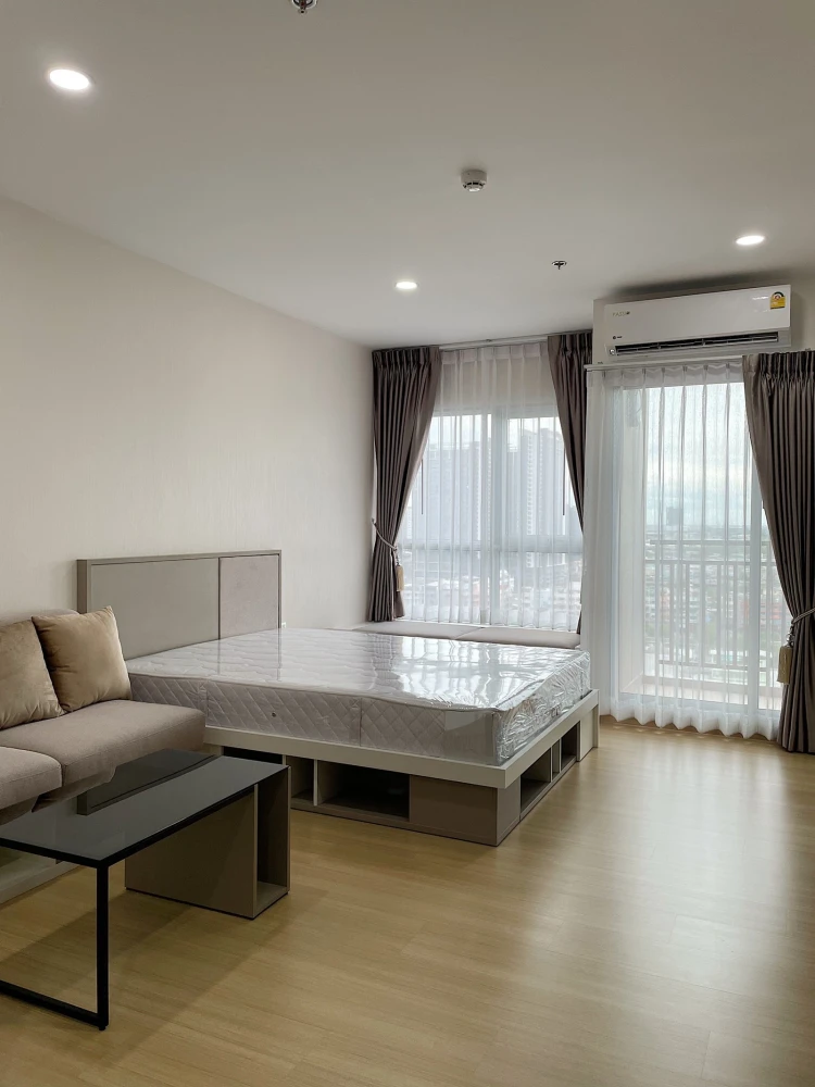 For rent: Supalai Veranda Phasi Charoen Station, 17th floor, city view, fully furnished, and ready for move-in—book now!