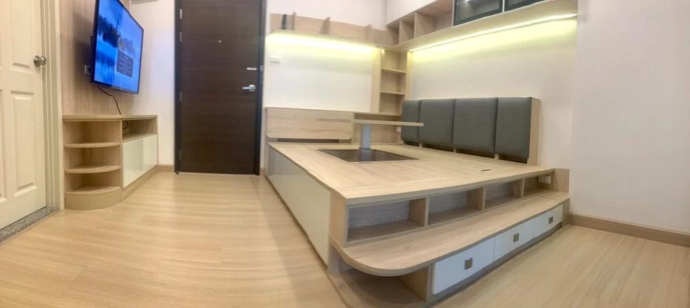 For rent: Supalai Veranda Rama 9, 27th floor, fully furnished, ready to move in. Book now!