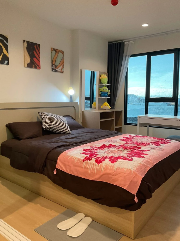 For rent: Terra residence, garden view, Thammasat University side, fully furnished, nice to live in, book now, don't miss out.