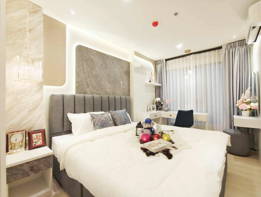 For rent: Terra Residence, beautifully decorated room, excellent built-in wall, great location, fully furnished, hurry and book now.
