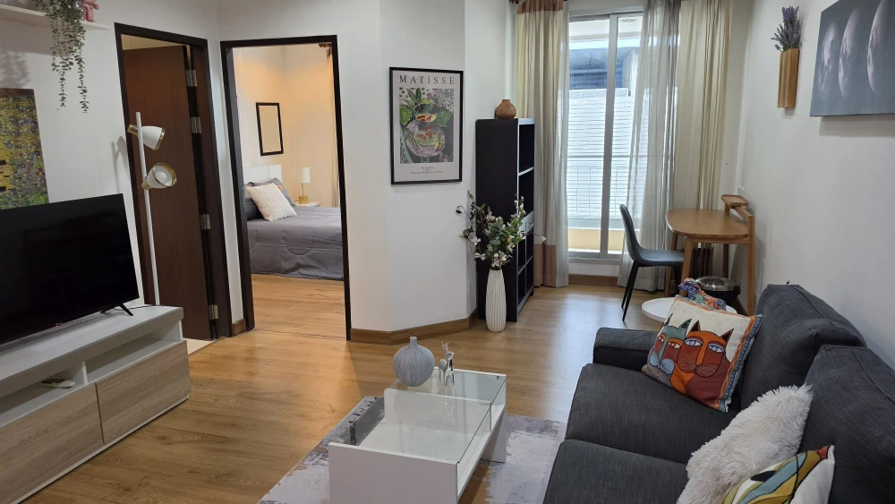 For rent: The Address Sukhumvit 42, 47 sq.m., fully furnished, ready to move in.