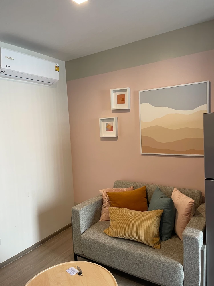 For rent THE BASE Phetchaburi-Thonglor 1 bedroom, 1 bathroom, decorated in a controlled tone, comes with complete furniture, don't miss it.