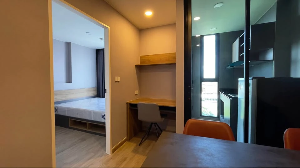 For rent: The Coopers Sukhumvit 64, 7th floor, harbor view, fully furnished and equipped, ready to move in.