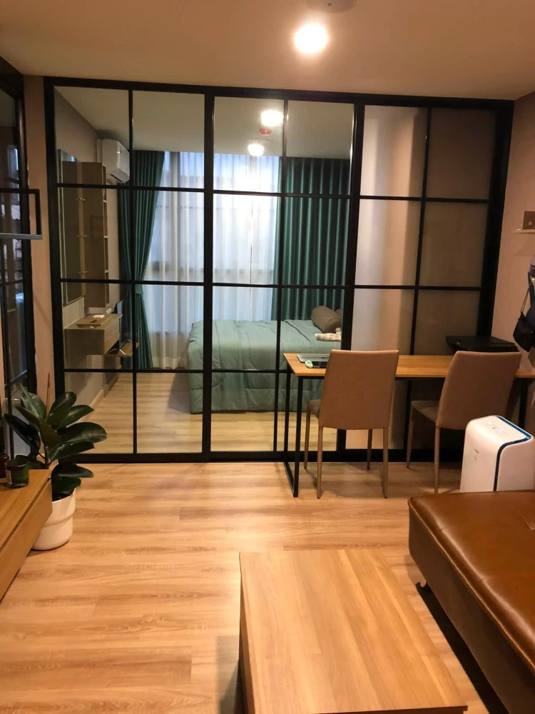 For Rent: The Cube Loft Nuanchan, 2nd Floor (no unit directly opposite). Features a fully functional, well-proportioned layout; fully equipped and rea