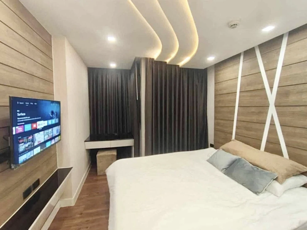 For rent: The Feelture Pattaya, 5th floor, pool view, fully furnished, reserve now, don't miss out, hurry!