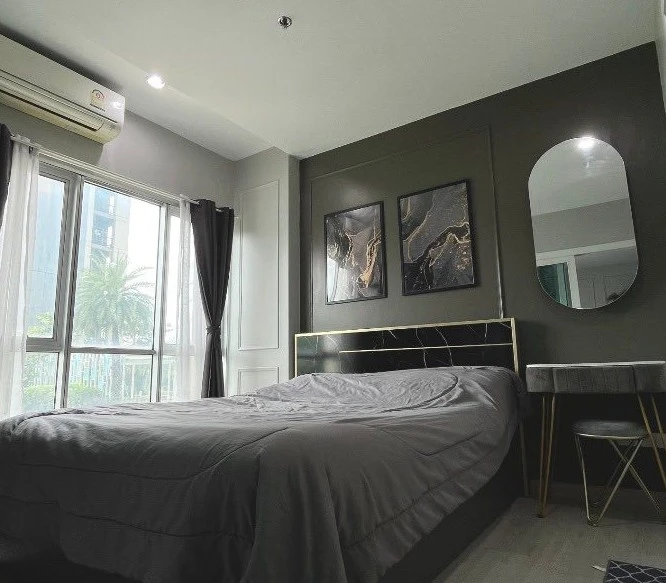 For rent: The Key Chaengwattana, 1 bedroom, 1 bathroom, decorated in a theme, good location, convenient transportation, reserve now!