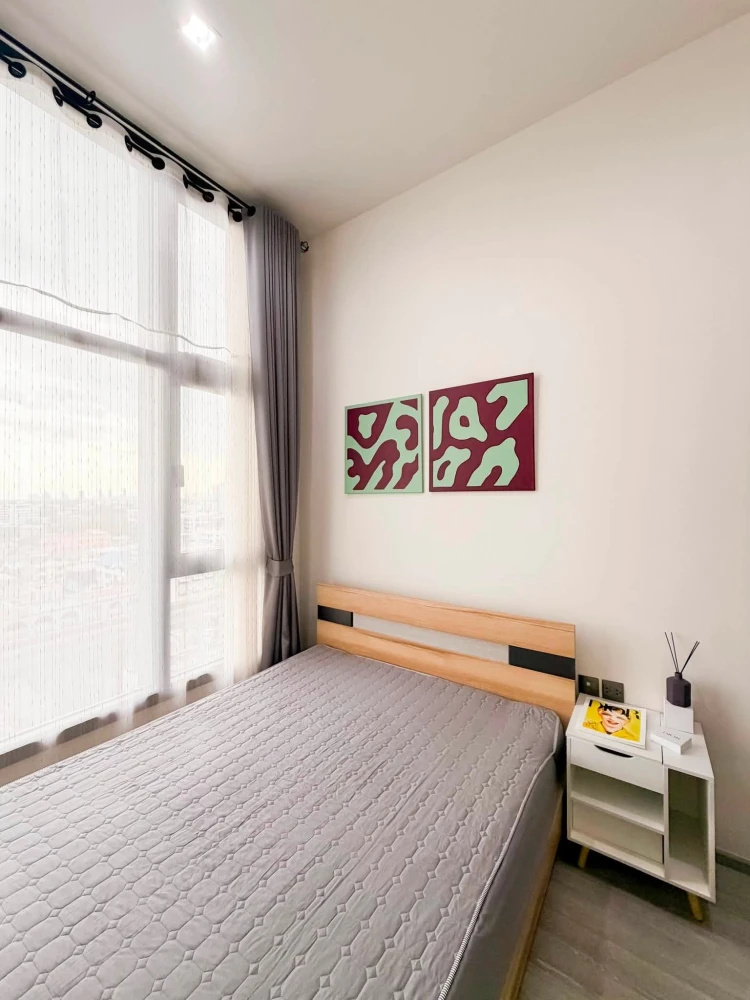For rent: The Line Sukhumvit 101. A lovely unit on the 9th floor – a great height and price. Convenient and fully equipped. Book now before you miss t