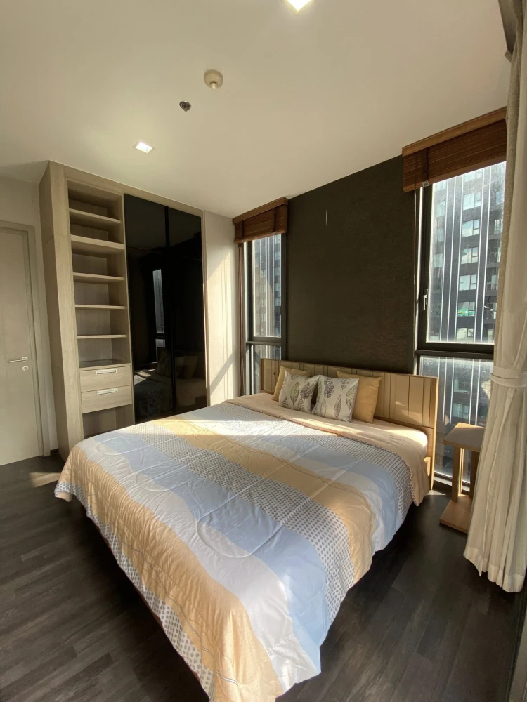 For rent: The Line Asoke-Ratchada, fully furnished unit with complete amenities. Just bring your belongings and move in! Don't wait!