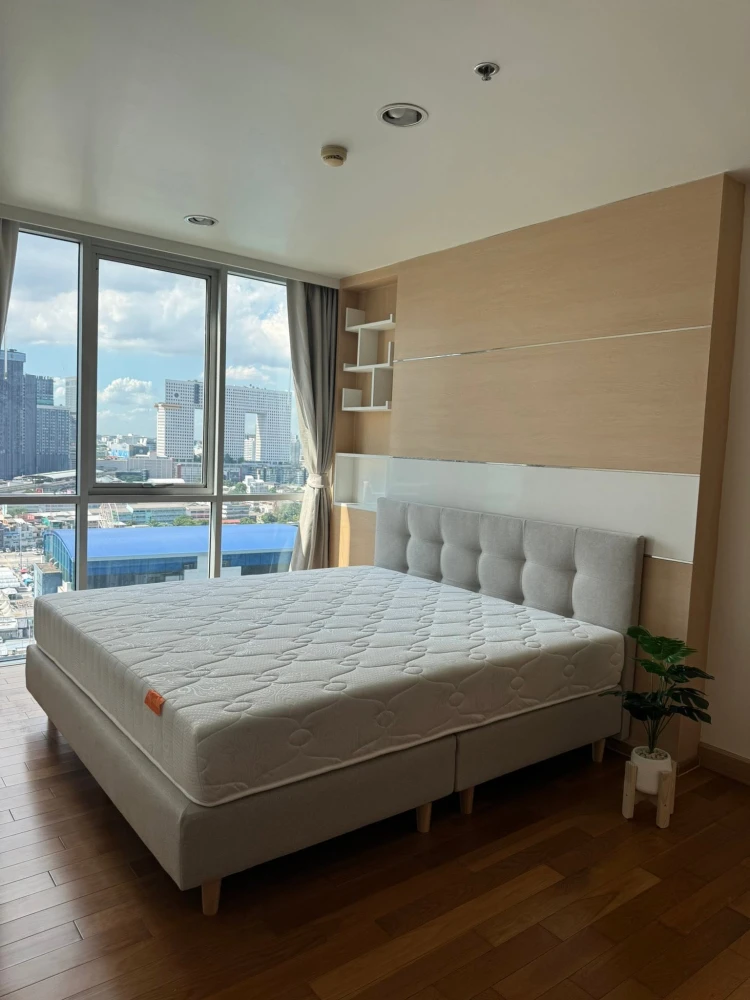 For rent: The Line Phahonyothin Park, 20th floor, garden view, city view, fully furnished, very livable. Book now!