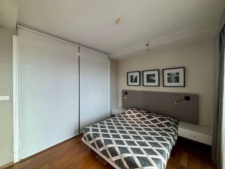 For rent: The Line Phahonyothin Park, high floor, ready to move in, fully furnished, spacious room, comfortable to live in, reserve now.