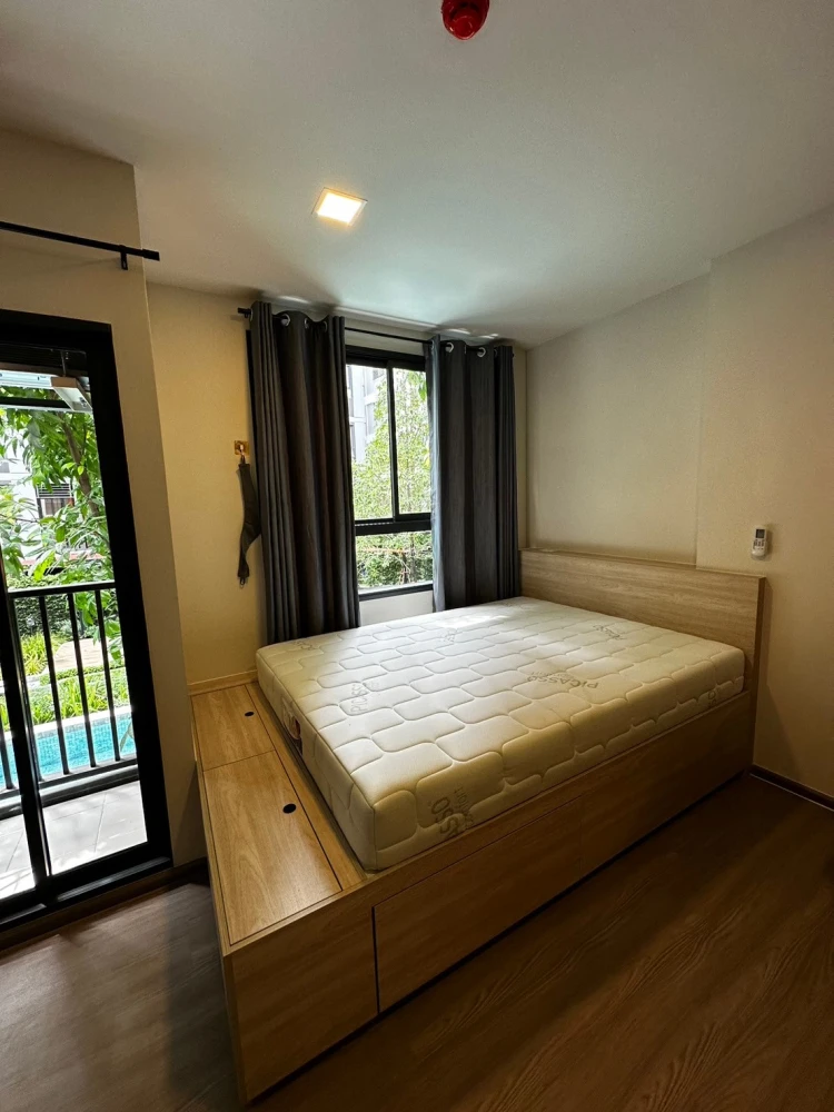For rent: The MUVE Bangna, a nice room, complete with furniture and electrical appliances, just drag your bags and move in.
