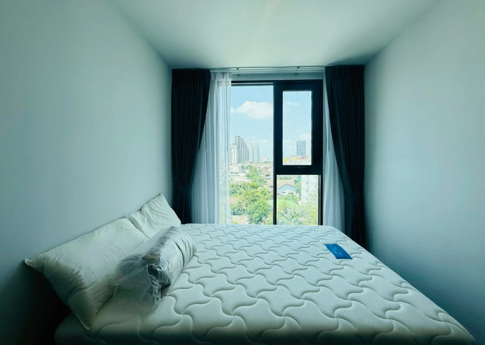 For rent: THE ORIGIN Ladprao 15, 8th floor, city view, fully furnished. Book now! Don't miss out!