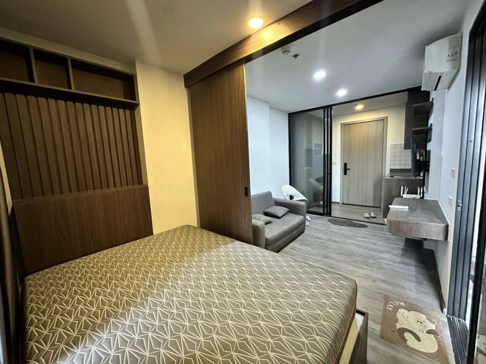 For rent: The Origin Ladprao-Bangkapi, a lovely room with complete furniture and appliances. Just bring your bags and move in!