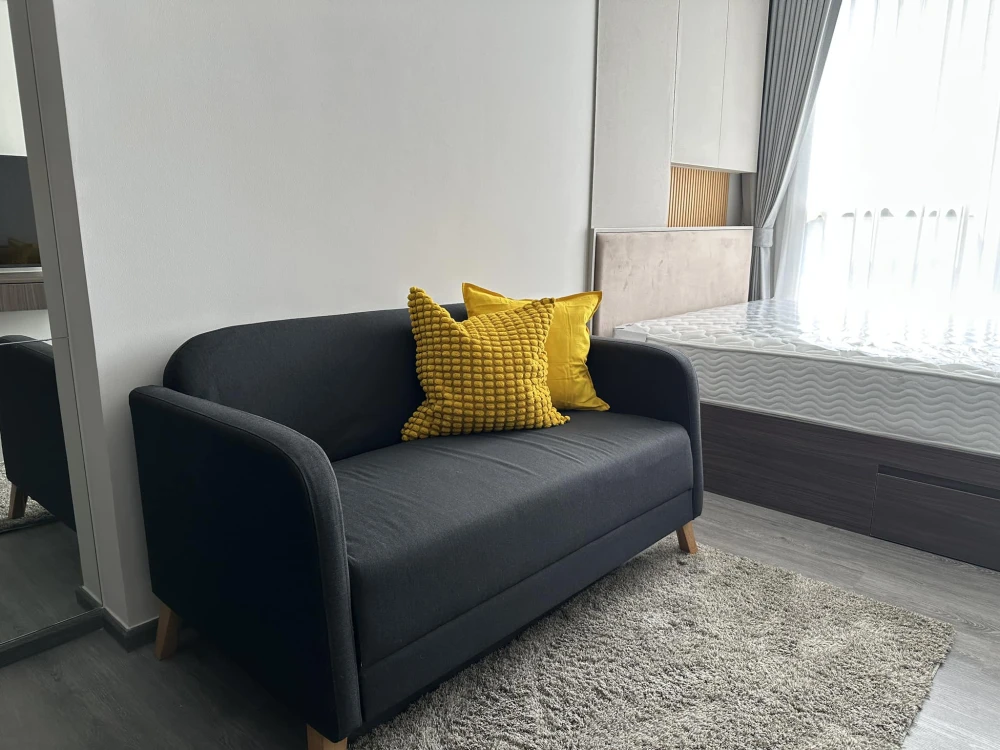 For rent: The Origin Ladprao-Bangkapi, ready to move in, fully furnished, complete with electrical appliances. Hurry and reserve now!