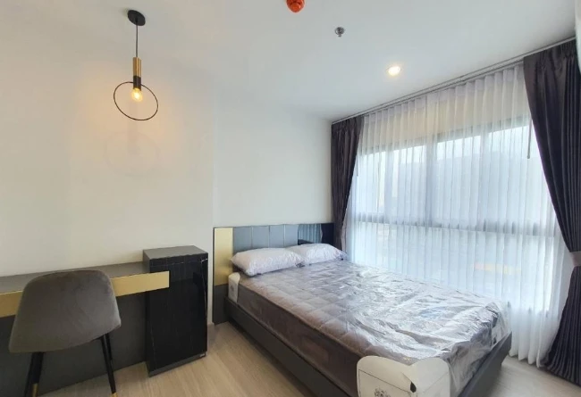 For rent: The Parkland Charan–Pinklao, 12th floor, high floor, beautiful view, fully furnished, reserve now.