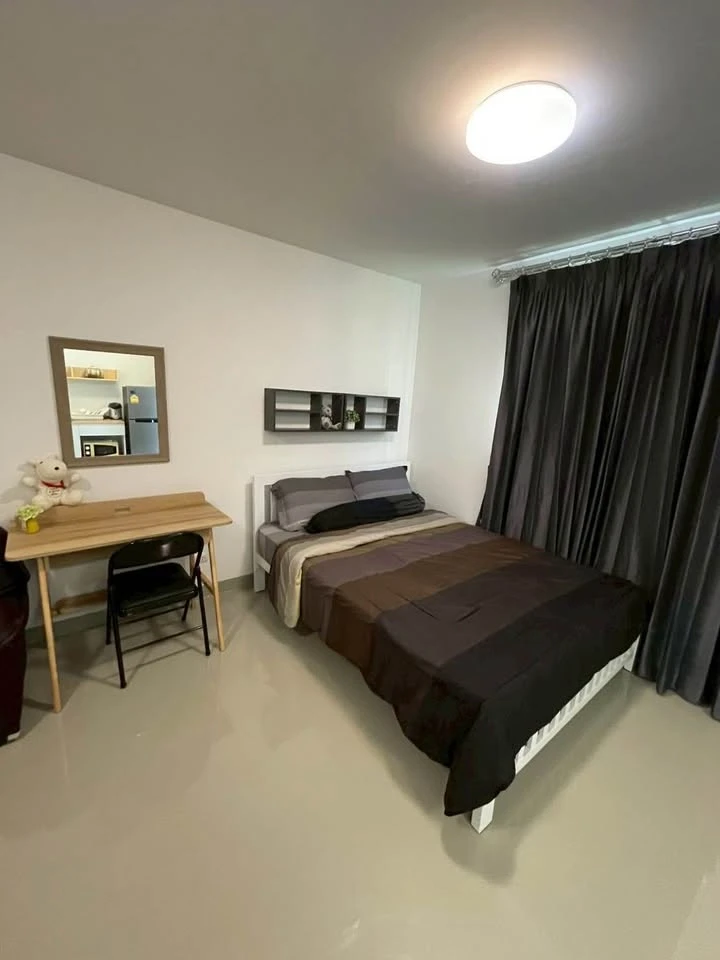 For rent: The Point Condo Rangsit-Klong 6, studio room, fully furnished and equipped, book now.