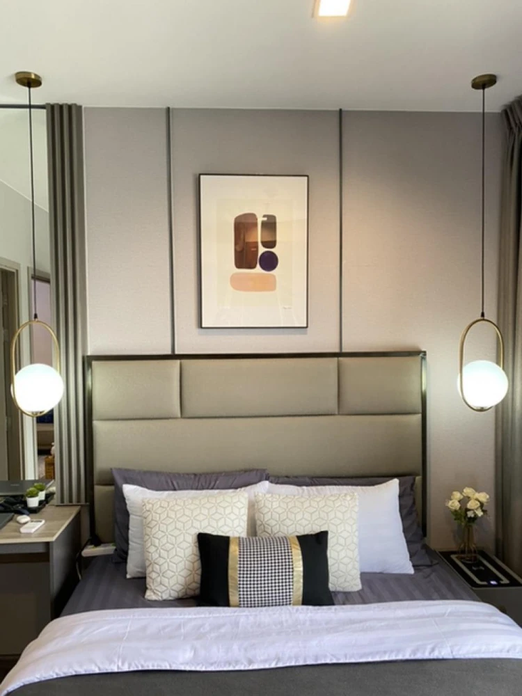For rent: The Politan Aqua, 1 bedroom, 1 bathroom, decorated in a theme, complete with furniture and appliances. Hurry and reserve now!