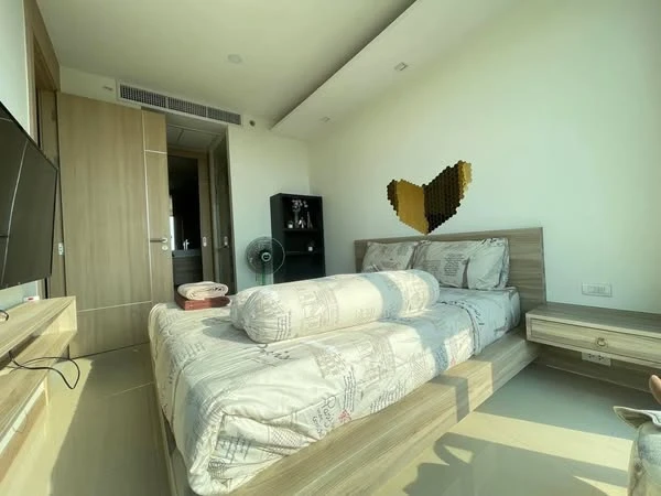 For rent: The Riviera Jomtien Pattaya, 1 bedroom, 1 bathroom, fully furnished, beautiful sea view, reserve now.