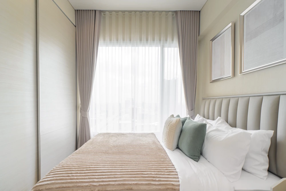 For rent: The Saint Residences, Chatuchak Park view, high floor, beautiful view, simple but very nice decoration, book now!