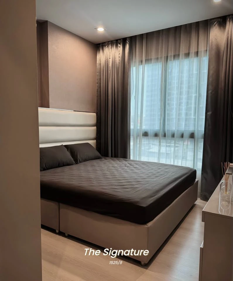 For rent: The Signature by URBANO, 8th floor, room 8, swimming pool view, fully furnished and appliances