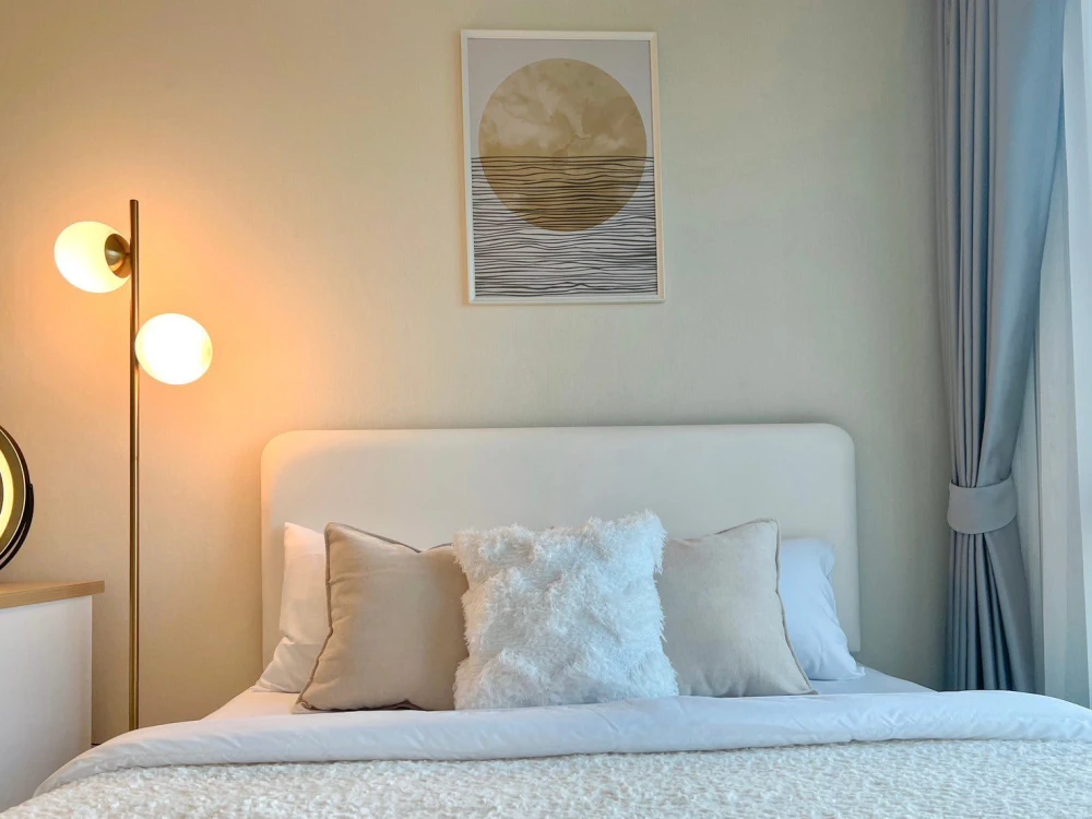 For rent: The Sky Sukhumvit, beautifully decorated room with a coordinated color scheme, fully furnished. Just bring your suitcase and move in!