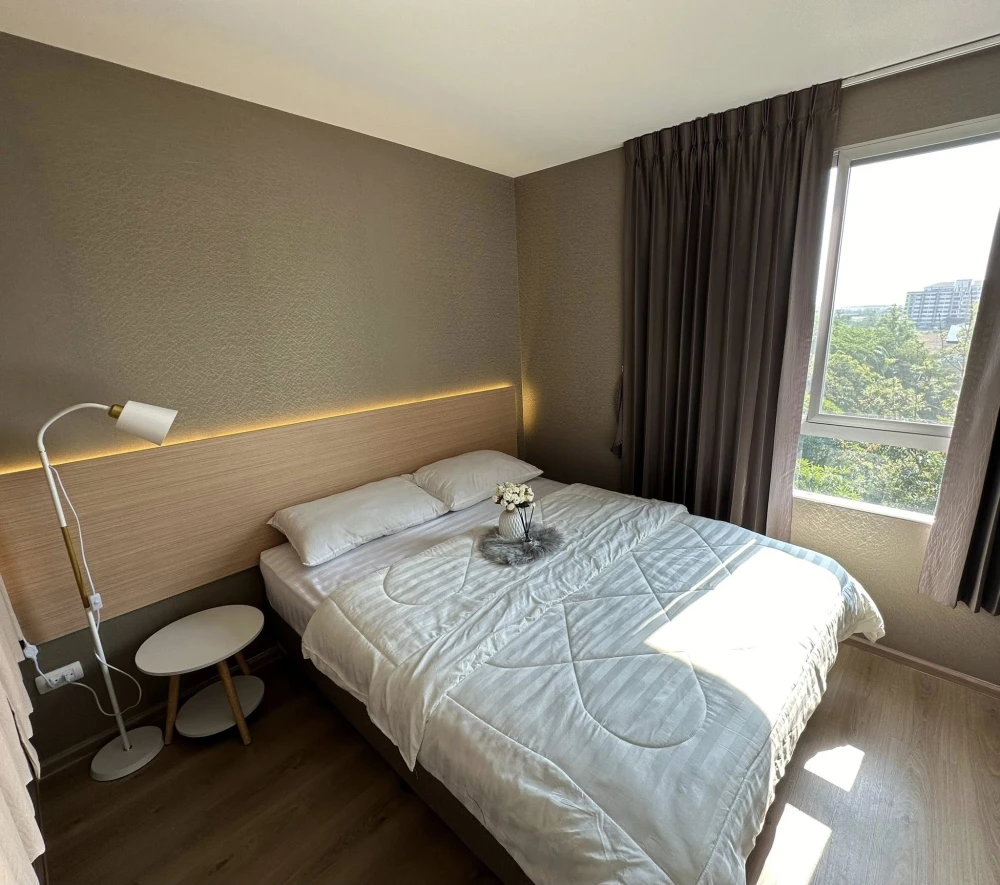 For rent: U Campus Rangsit-Muang Ek, 5th floor, Building A, size 27 sq m., complete room facilities, hurry and book now!