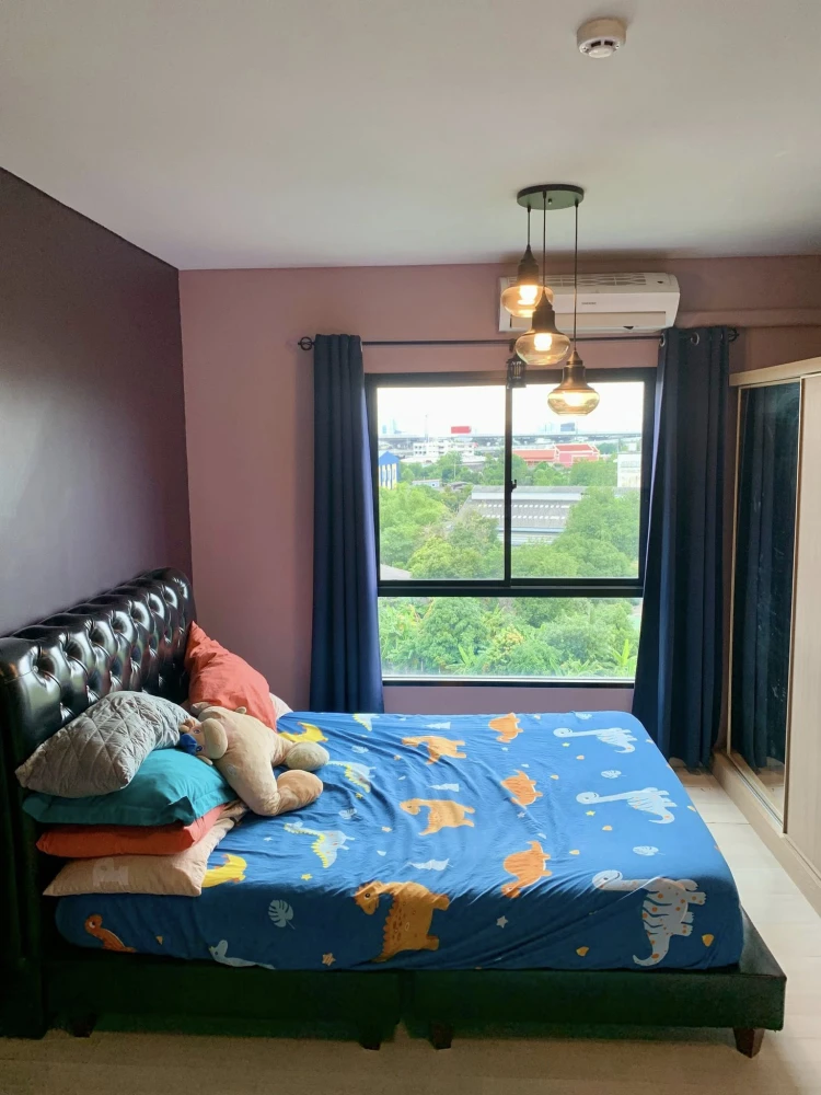 Unio Rama 2-Thakham for rent, a comfortable room, stylishly decorated, fully furnished and equipped with amenities. Reserve now!