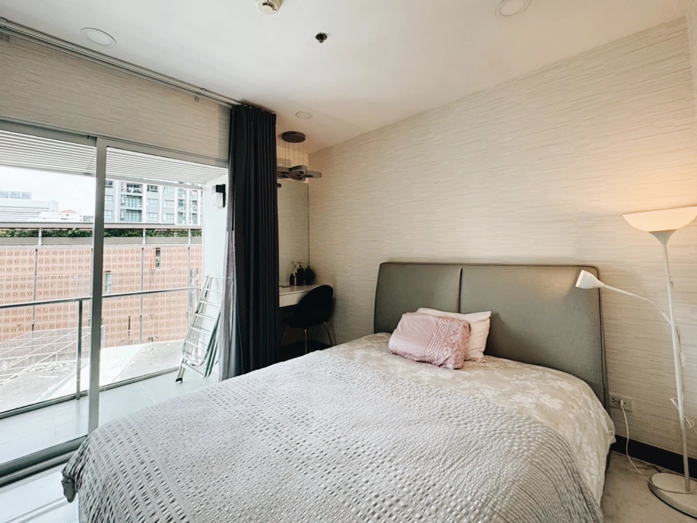 For rent: VERTIQ Rama 4 - Siam, room on the 8th floor, unblocked view, quiet atmosphere, very suitable for relaxation, book now.