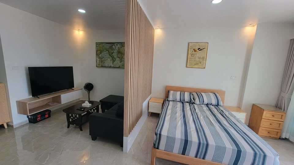 For rent View Talay Jomtien Condominium, high floor, ready to move in, fully furnished, spacious room, comfortable, reserve now.