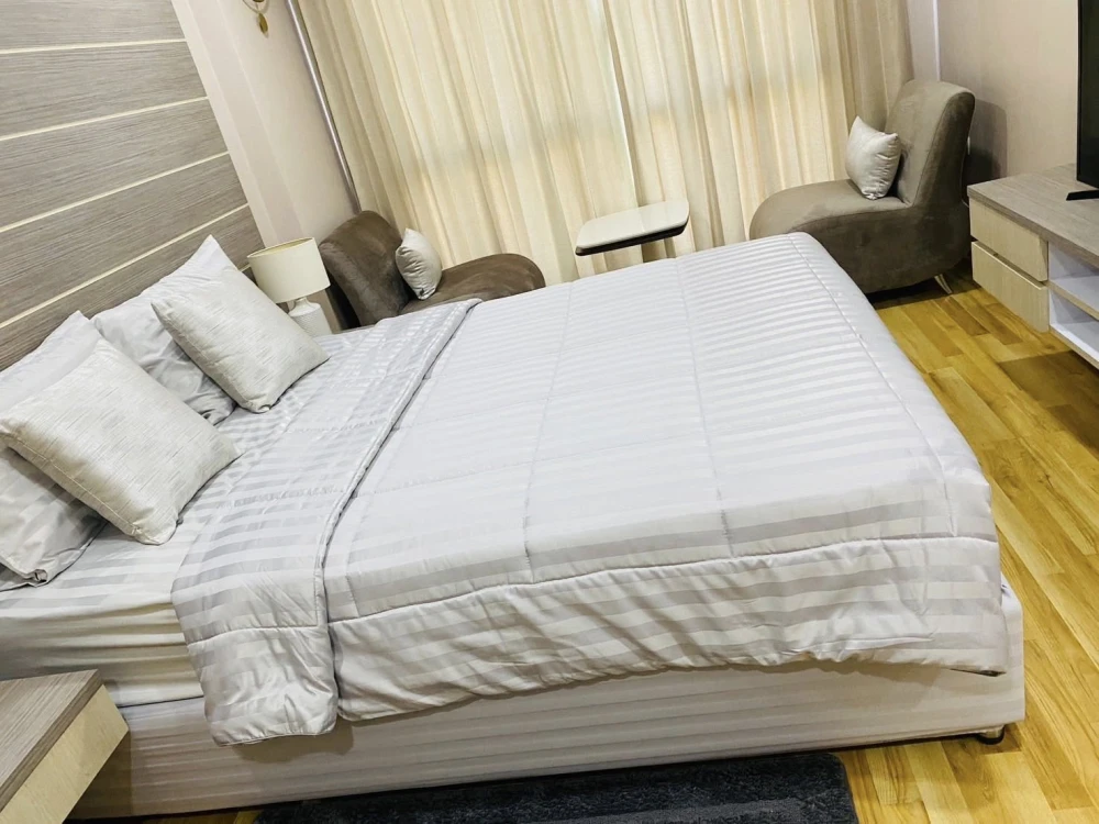 Whale Marina Condo for rent, a nice room, comes with complete furniture and appliances. Hurry and reserve now!