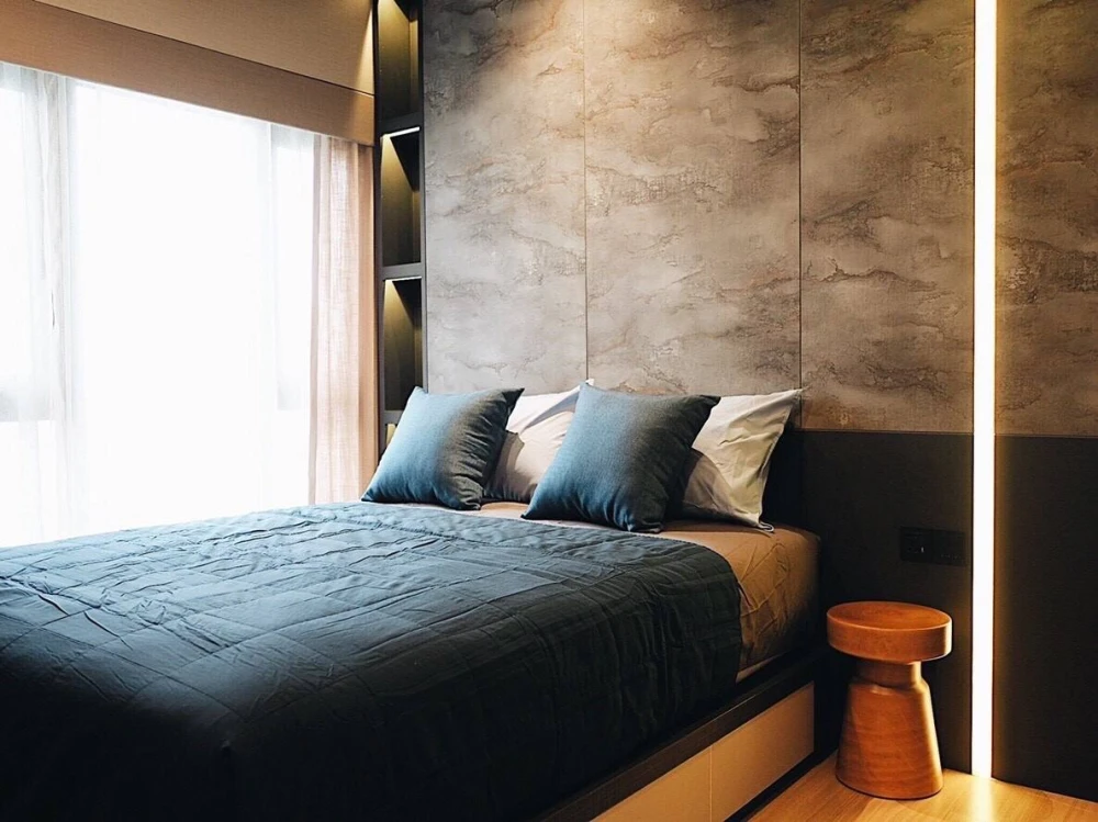 For rent: Whizdom Connect Sukhumvit, a nice room, a view of the room facing north, a beautiful open view that is pleasing to the eye. If you don't boo