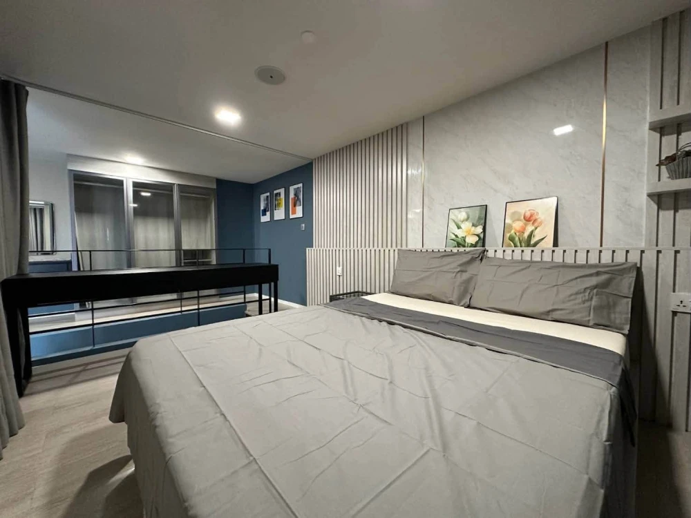 For Rent: Modiz Launch Vertical Type 2 Bedrooms, Extra Large Unit (60 sq.m.) 32nd Floor, Exterior View Ready to Move In