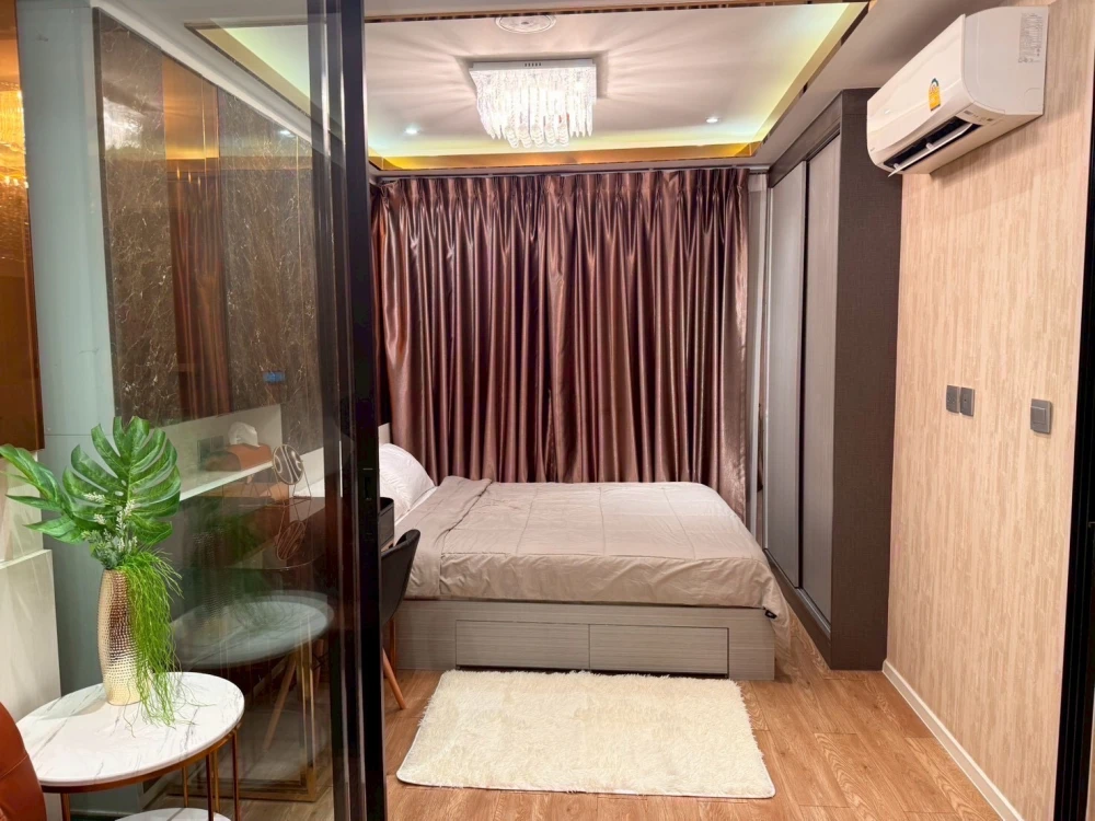 For Sale/Rent: Atmoz Ladprao 15 Condo, 2nd floor, Building B. Beautifully decorated and fully furnished. Just bring your belongings and move in!