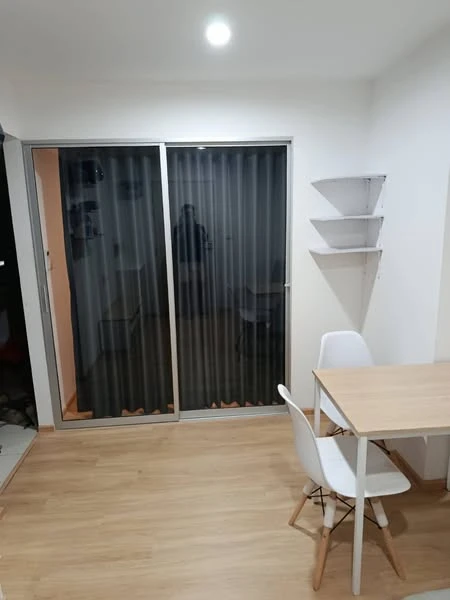 📌 Condo for rent at Sena Kit Chalongkrung 27 sq m. Building B, 7th floor, garden view, morning sun