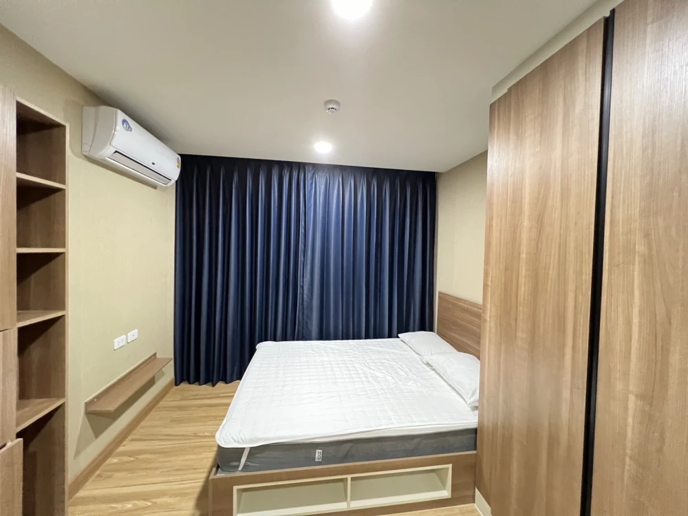 For rent: The Cube South Chaengwattana 15/1, 8th floor, room is not hot, with amenities, don't wait.