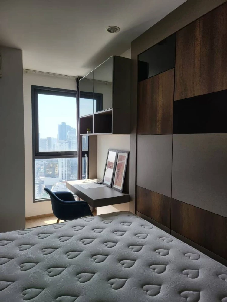 For rent!! Condo Ideo Q Chula-Samyan, room number 660/1578, new room condition, fully furnished, interested in booking now!!